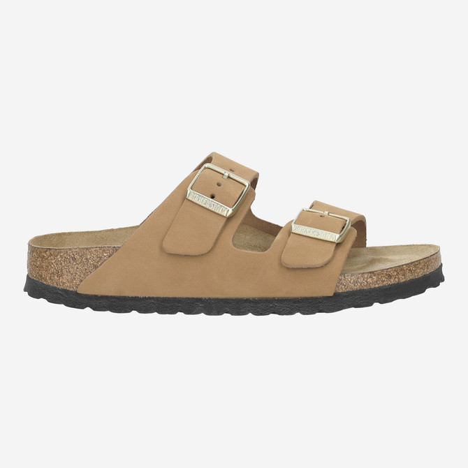 birkenstock ARIZONA SOFT FOOTBED - Brown - Back view