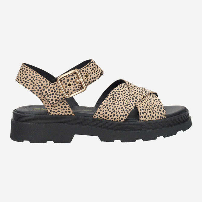 Clarks Orinoco3 Cross - Beige combined - Back view