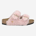 birkenstock ARIZONA SHEARLING - Rose - Back view