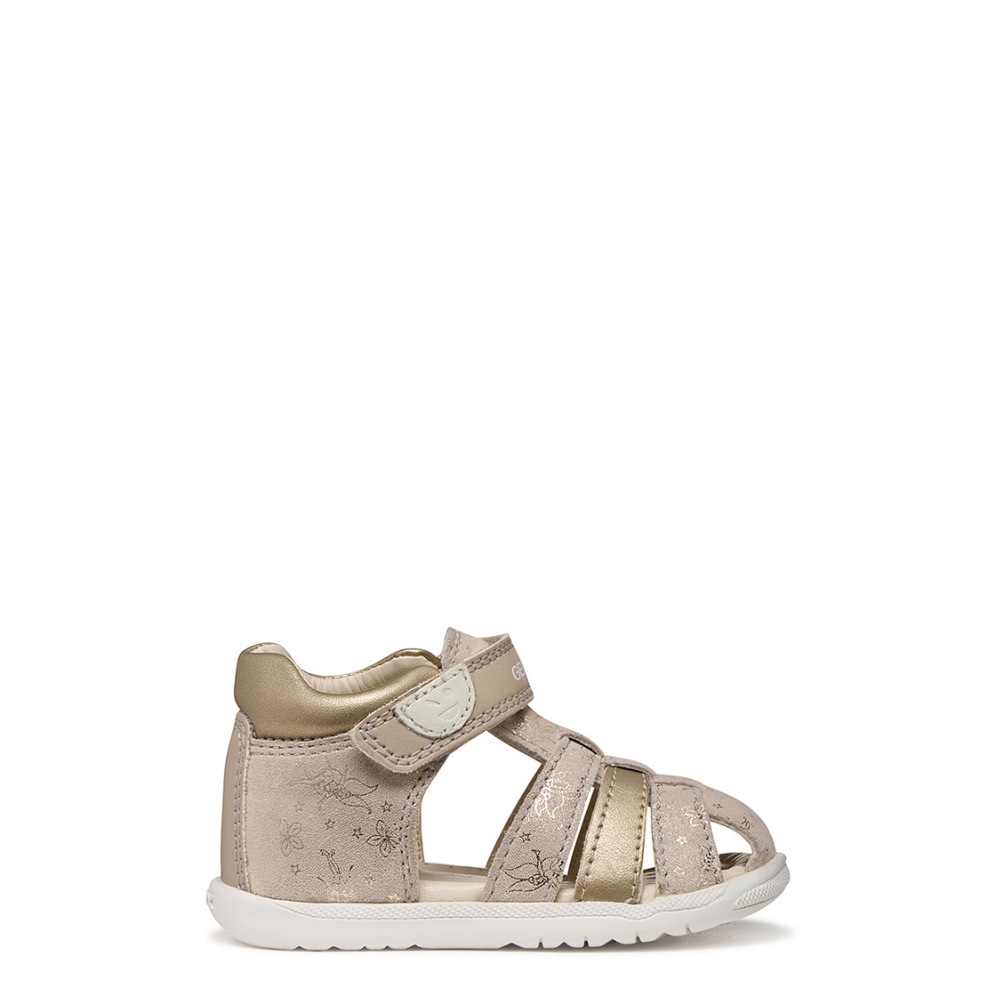 Geox MACCHIA - Beige, metallic - Back view