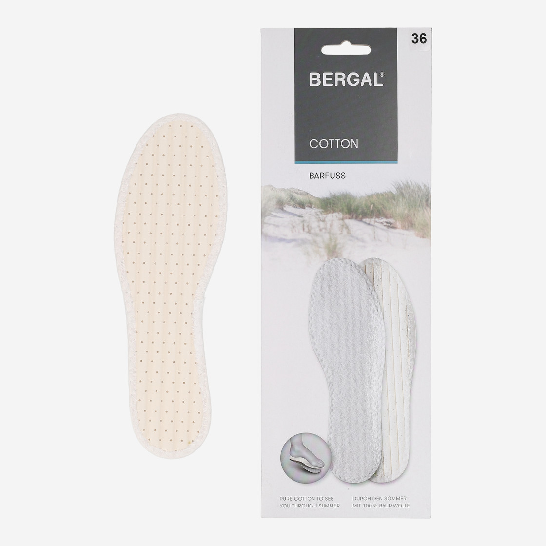 Bergal BERGAL COTTON - Weiß - Rückansicht