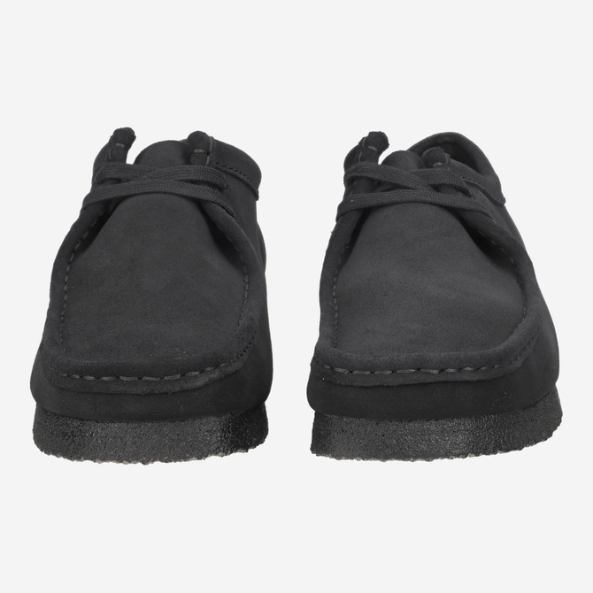Clarks Wallabee - Black - Front view