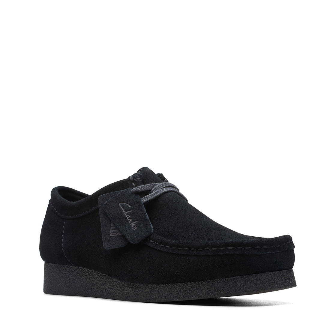 Clarks WallabeeEVO - Black - Front view