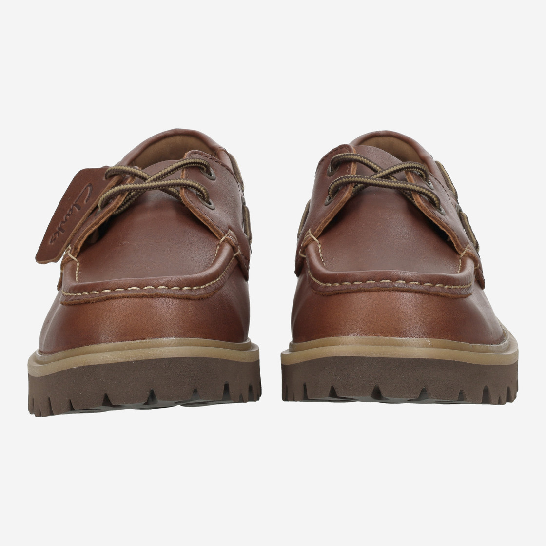 Clarks Cleyhill Boat - Brown - Front view
