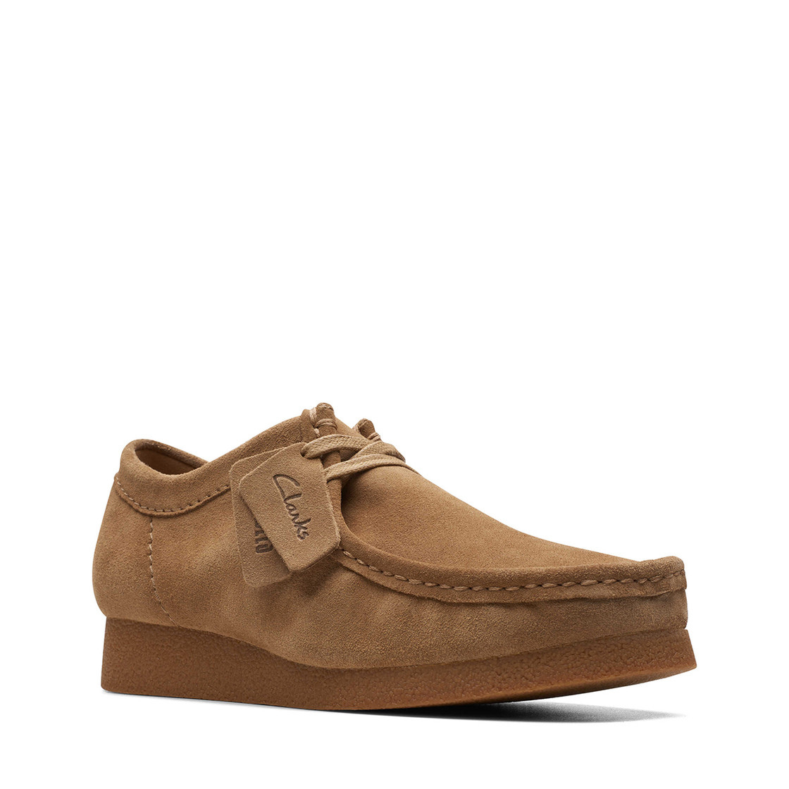 Clarks WallabeeEVO - Beige - Front view