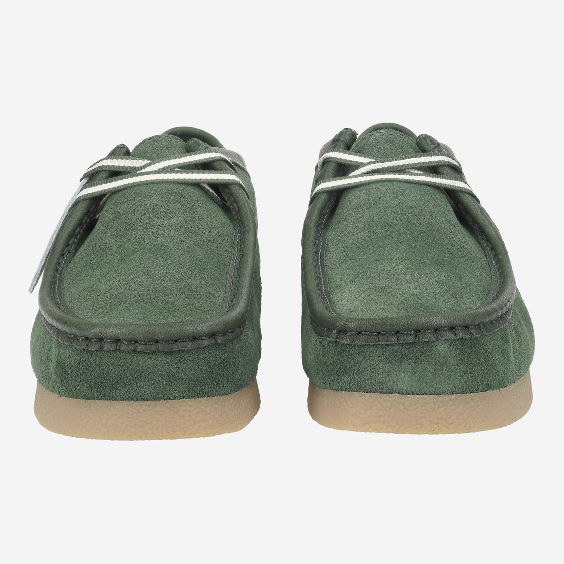 Clarks WallabeeEVO - Green - Front view