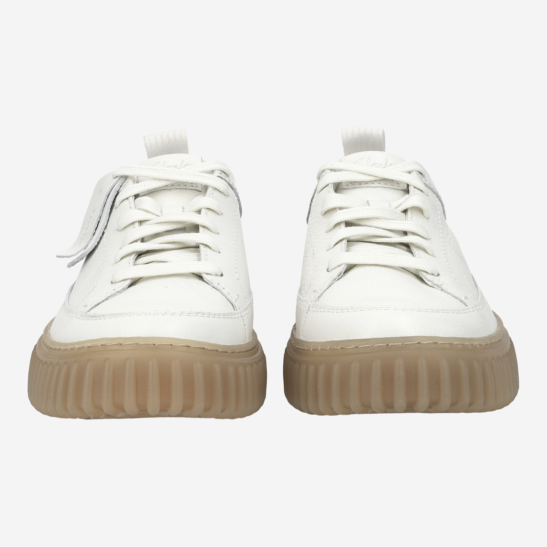 Clarks Torhill Lace - White - Front view