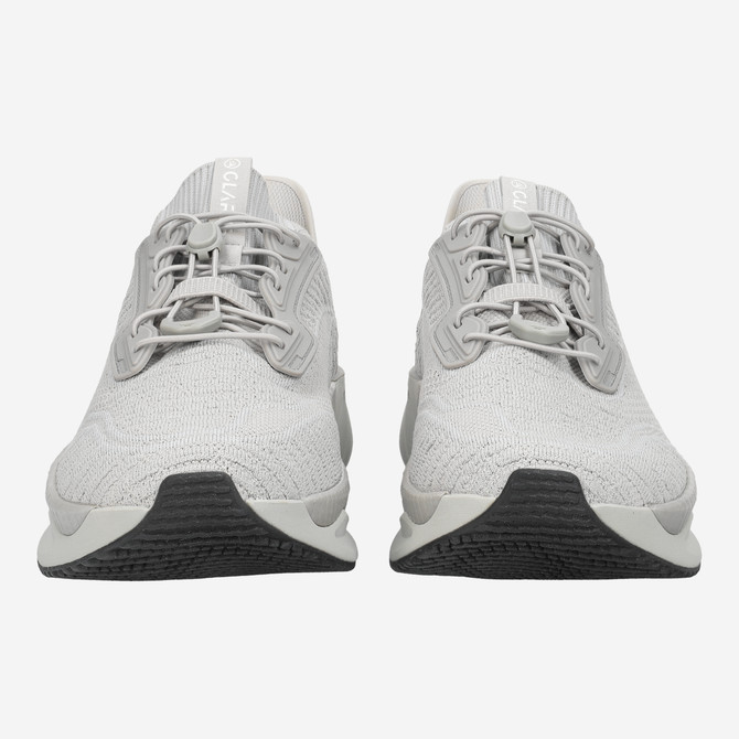 Clarks Pace Rise - Gray - Front view