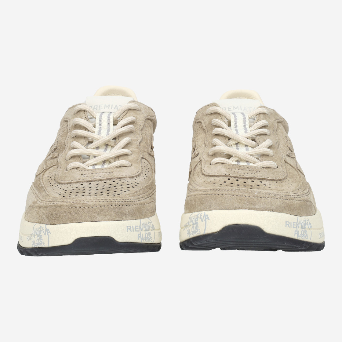 Premiata NOUS - Beige - Front view