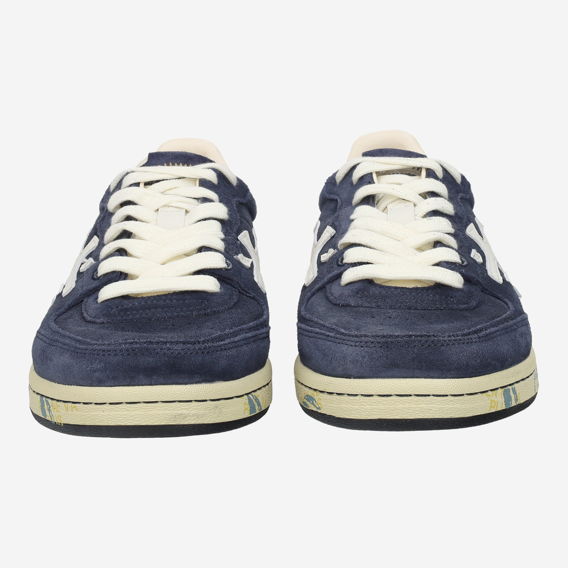 Premiata BSKTCLAY - Blue - Front view