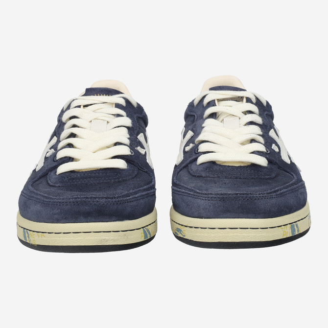 Premiata BSKTCLAY - Blue - Front view