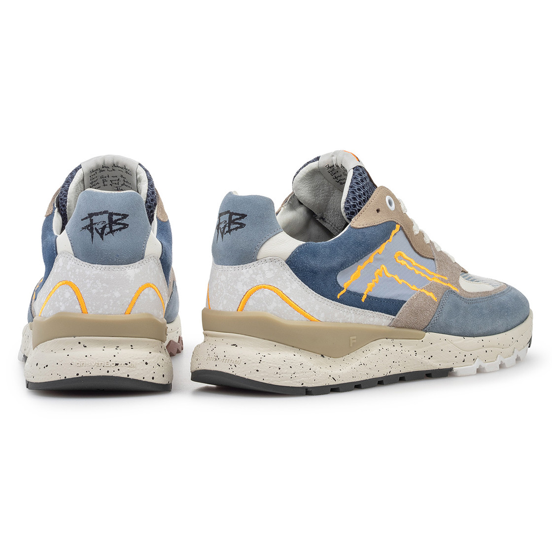 Floris van Bommel De Treener - Blue, dark - Front view