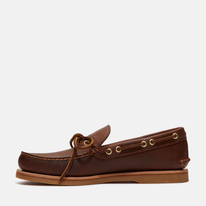 Timberland A5SPE CRAFTED BOAT SHOE - Brown - Front view