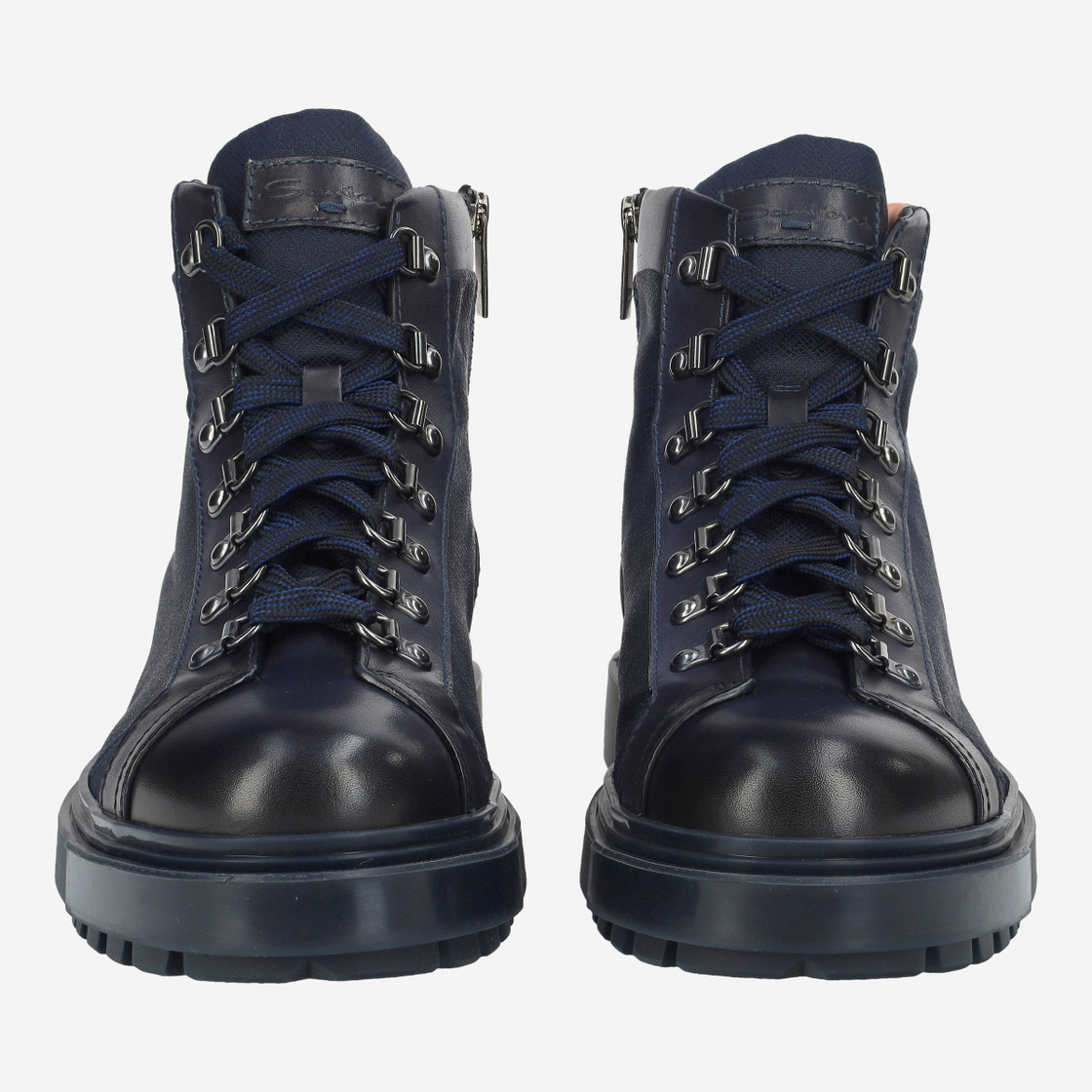 Santoni 18190 U59 - Blue - Front view