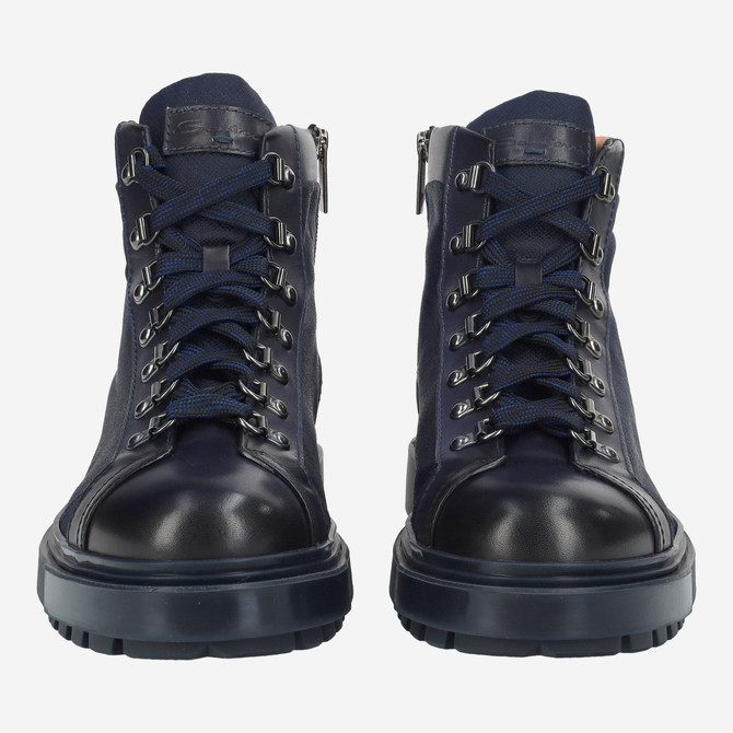 Santoni 18190 U59 - Blue - Front view