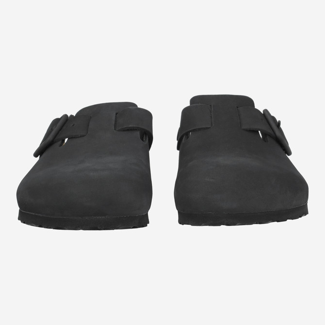 birkenstock BOSTON WB - Schwarz - Frontansicht