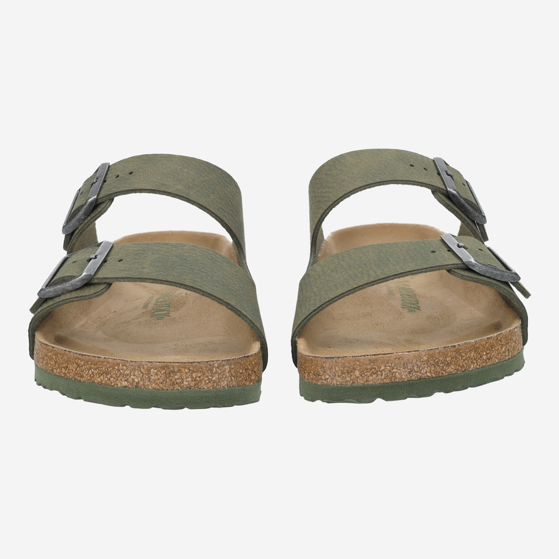 birkenstock ARIZONA VEGAN SYNTHETICS - Grün, dunkel - Frontansicht