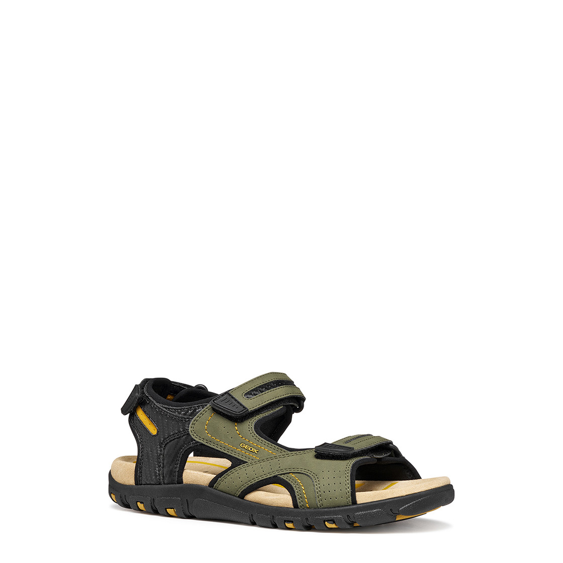 Geox SANDAL STRADA - Green combined - Front view