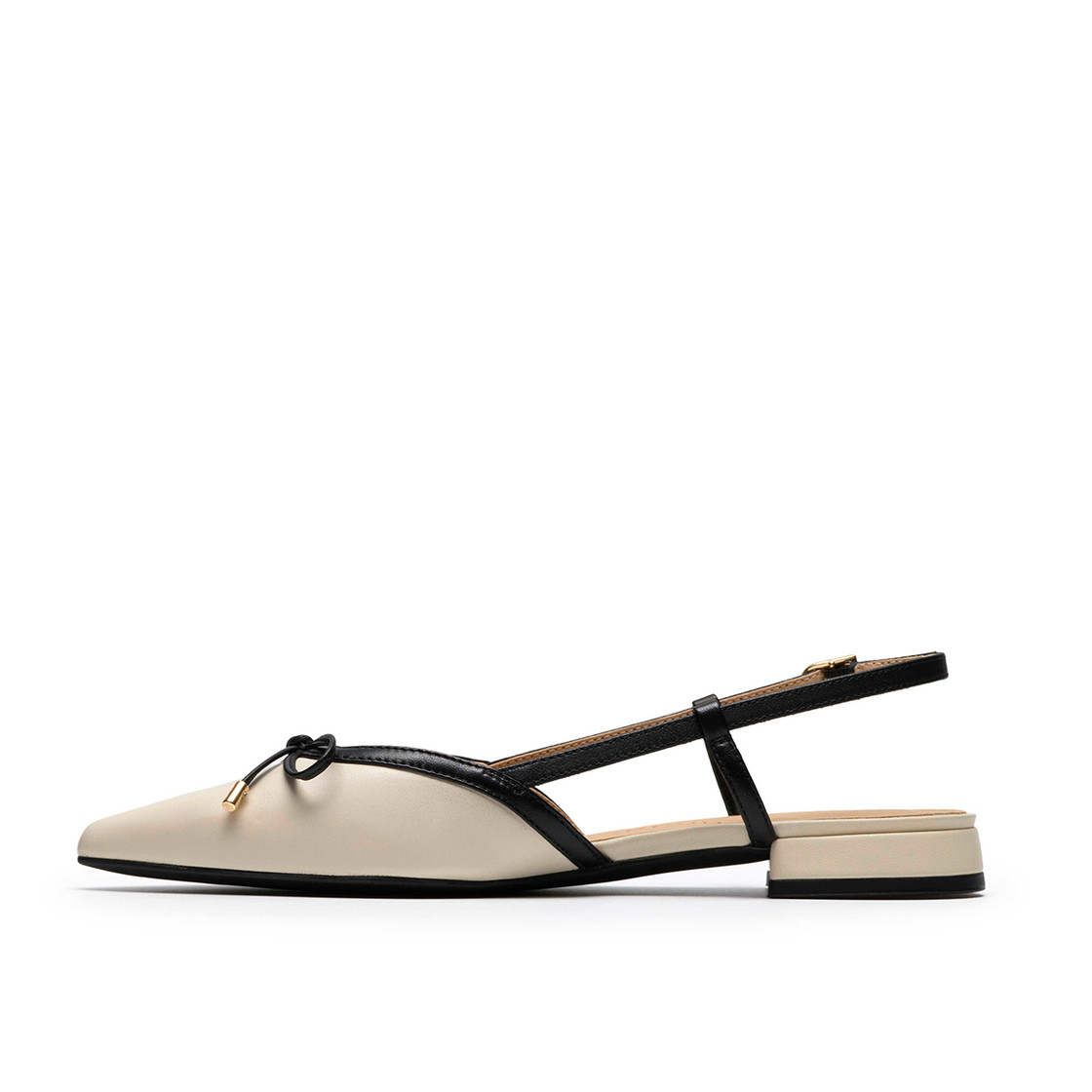 Clarks Sensa15 Bow - White (Cream) - Front view