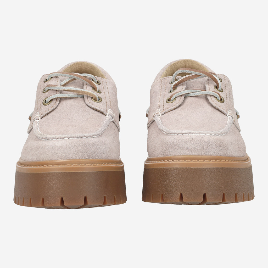 Timberland A2GVF STONE STREET BOAT SHOE - Gray - Front view