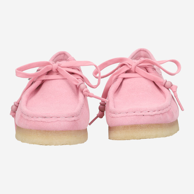 Clarks Wallabee. - Rose - Frontansicht