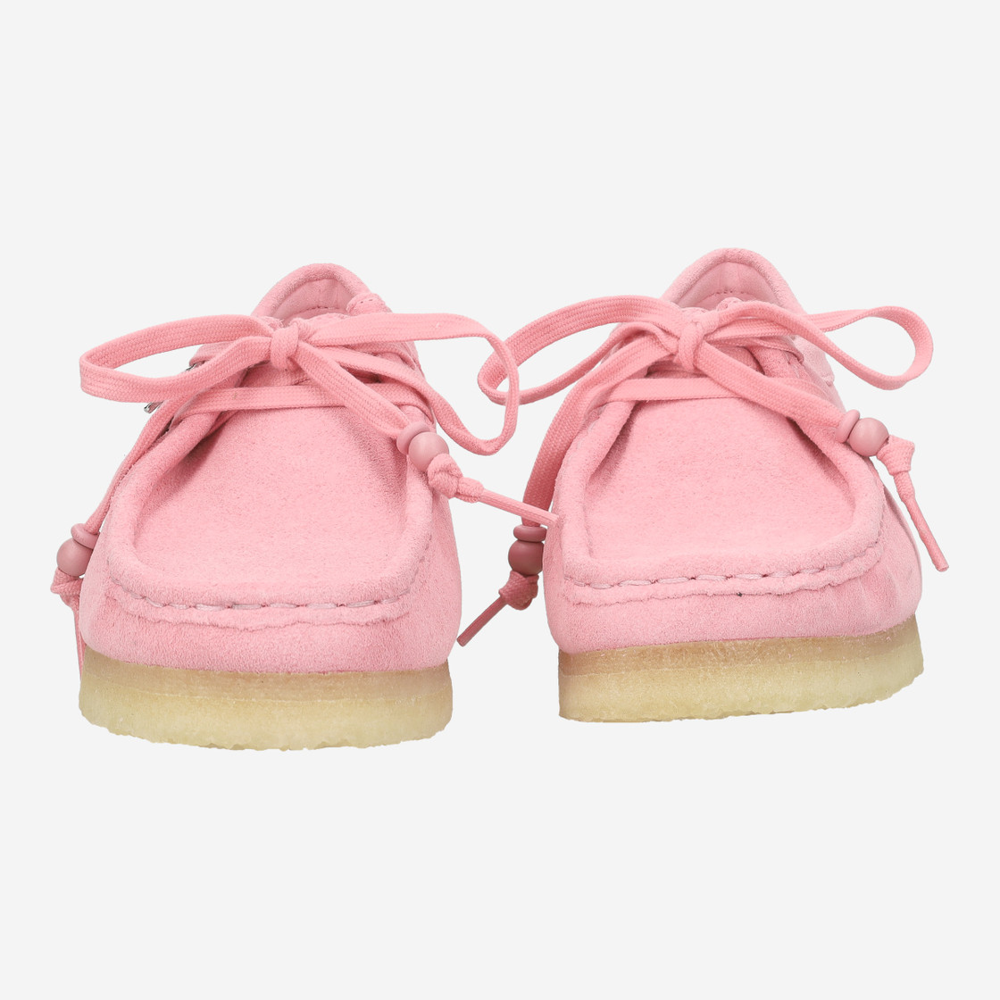 Clarks Wallabee. - Rose - front view