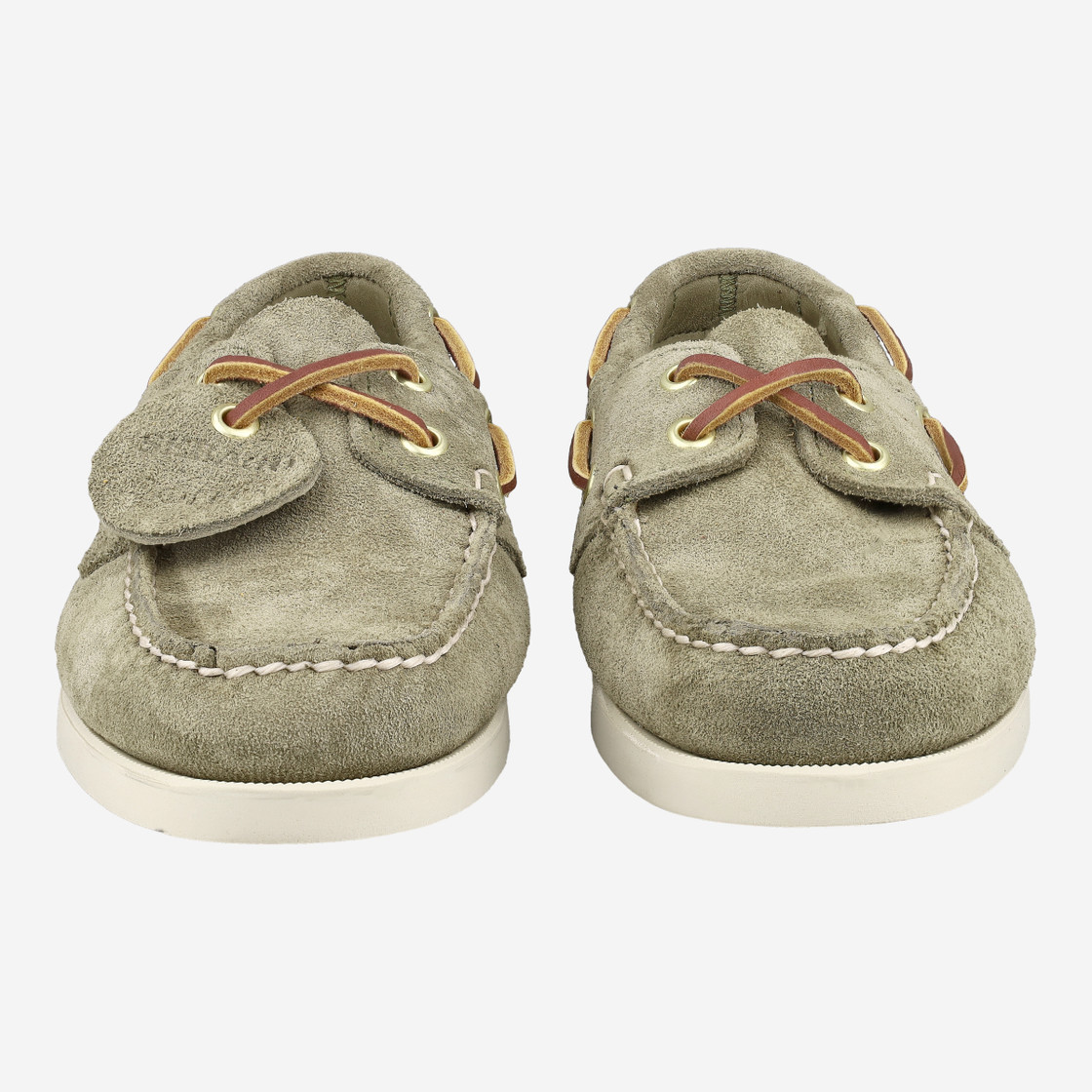 Sebago PORTLAND ARTISAN - Grün, hell - Frontansicht