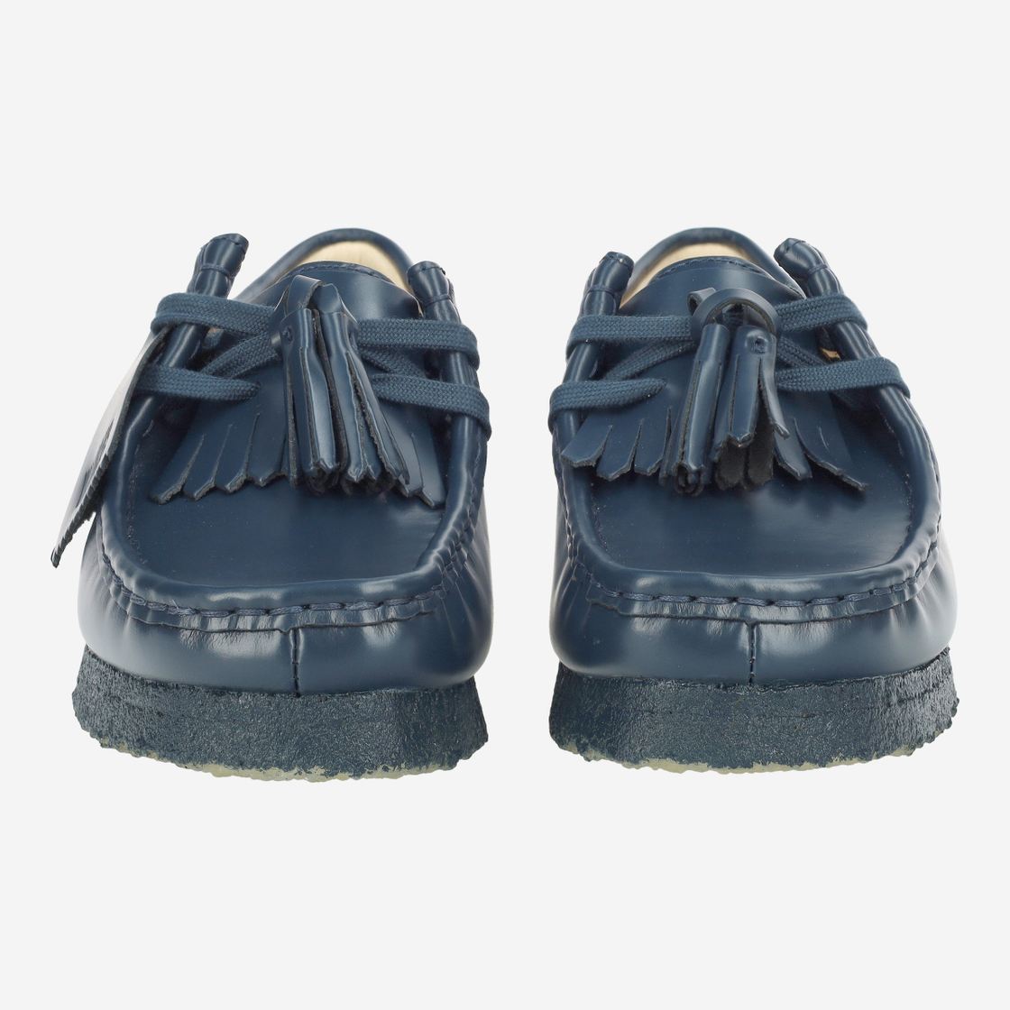 Clarks Wallabee. - Blue - front view