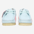 Clarks Wallabee - Blue, combined - front view