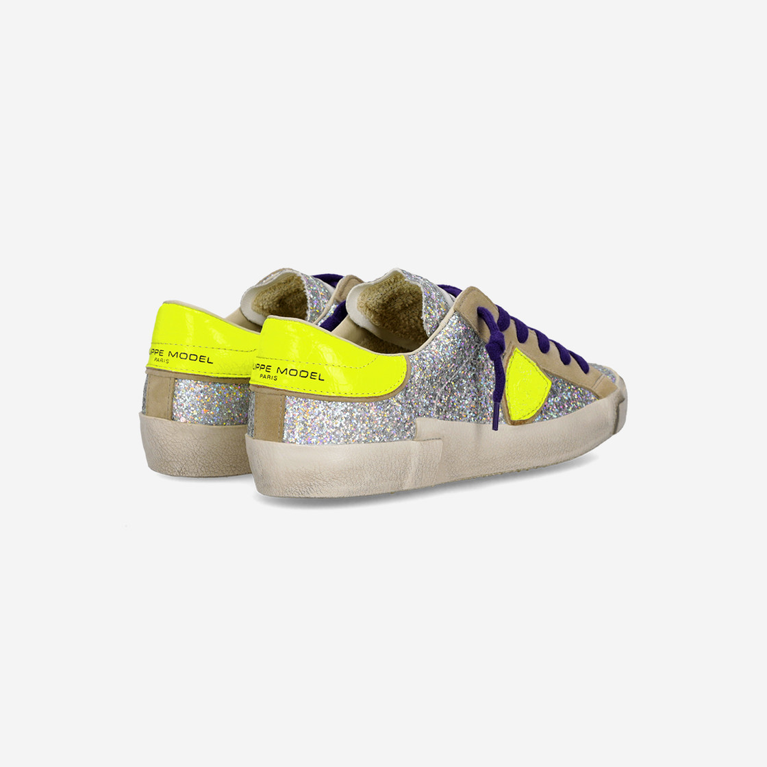 Philippe Model PRSX LOW - Silver - Front view