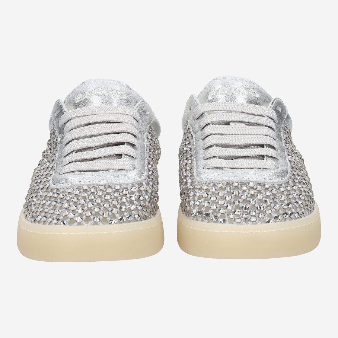 BACK 70 STRASS BIG SMART - Silver - Front view