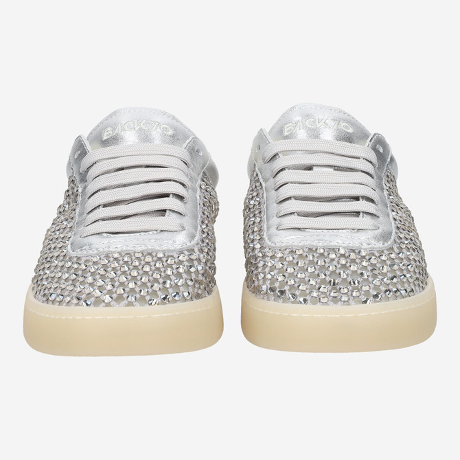 BACK 70 STRASS BIG SMART - Silver - Front view