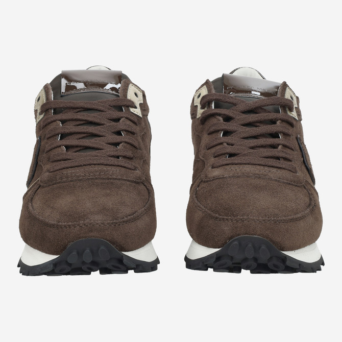Philippe Model TROPEZ HAUTE LOW - Brown - Front view