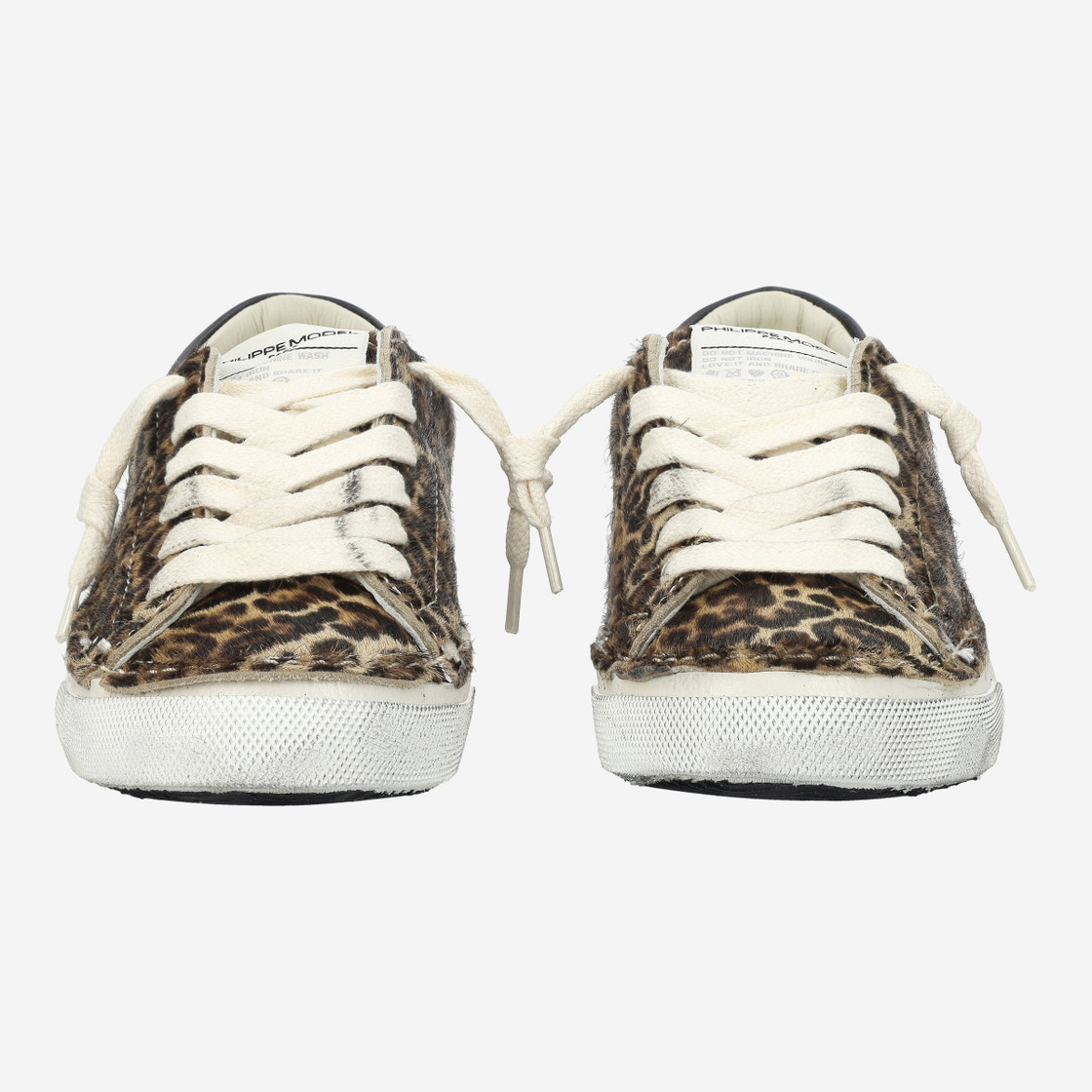 Philippe Model PRSX LOW - Brown combined - Front view