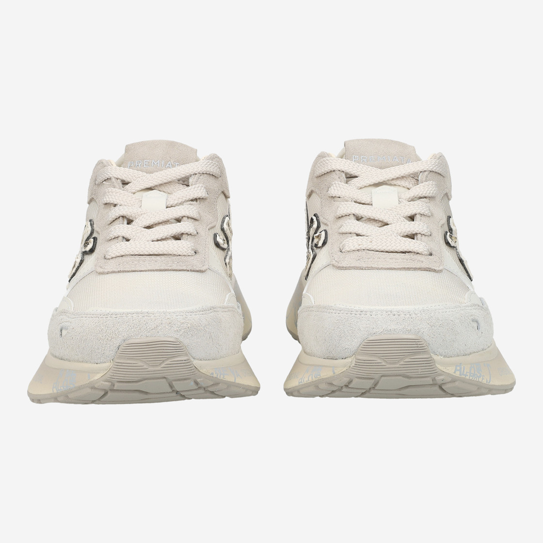 Premiata LAURYN - Beige - Front view