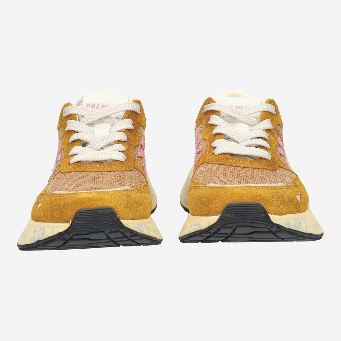 Premiata LAURYN - Yellow - Front view