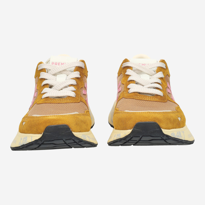 Premiata LAURYN - Yellow - Front view