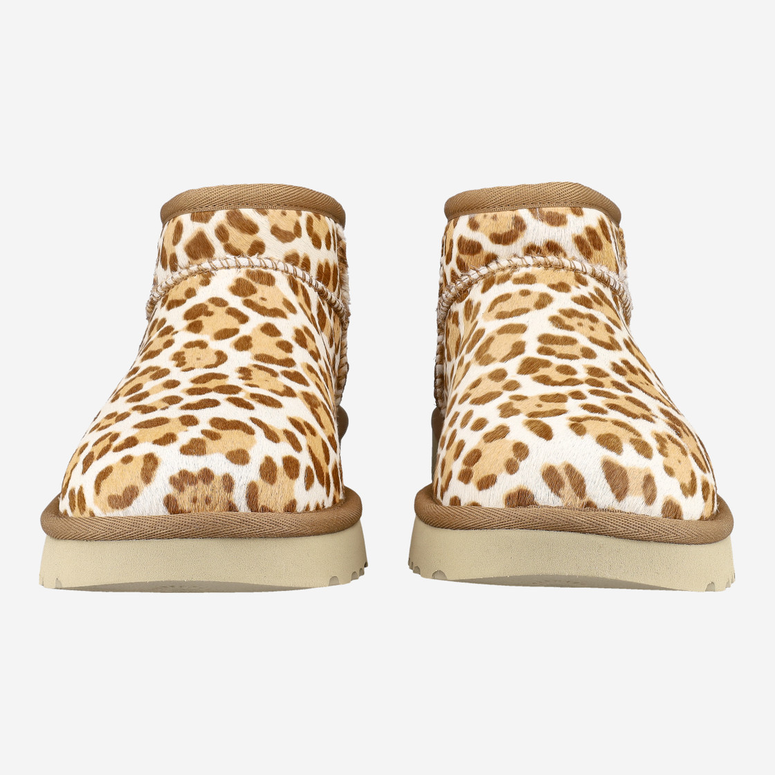 UGG australia CLASSIC ULTRA MINI PLAINS - Braun kombiniert - Frontansicht