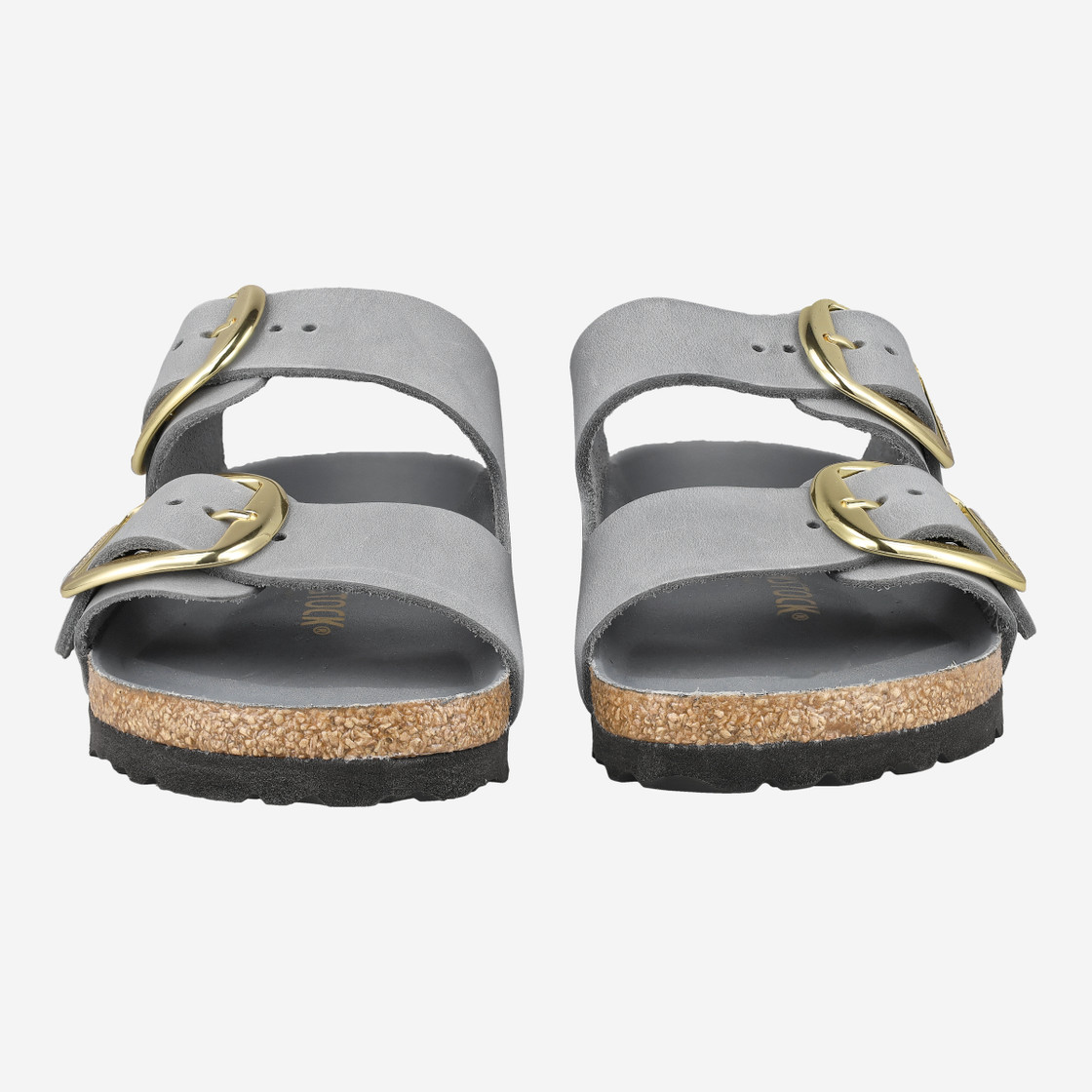 birkenstock ARIZONA BIG BUCKLE - Grau(Türkis) - Frontansicht