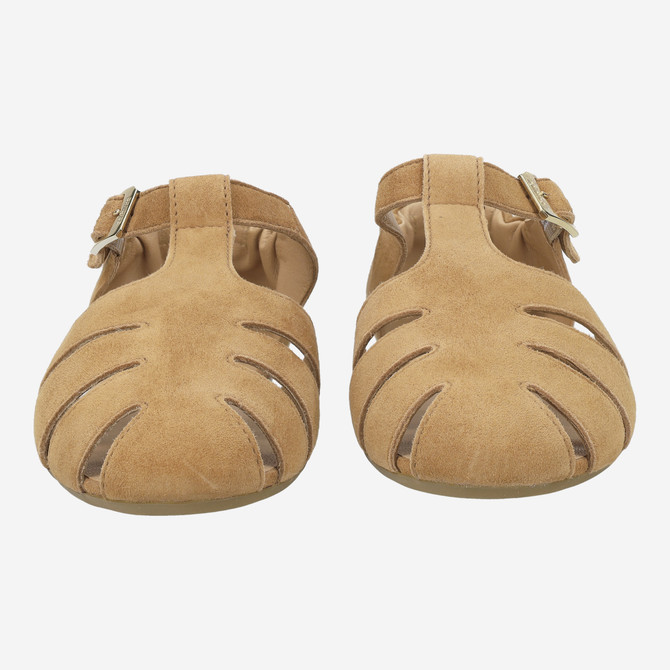 Candice Cooper DANDY T-BAR - Brown - Front view