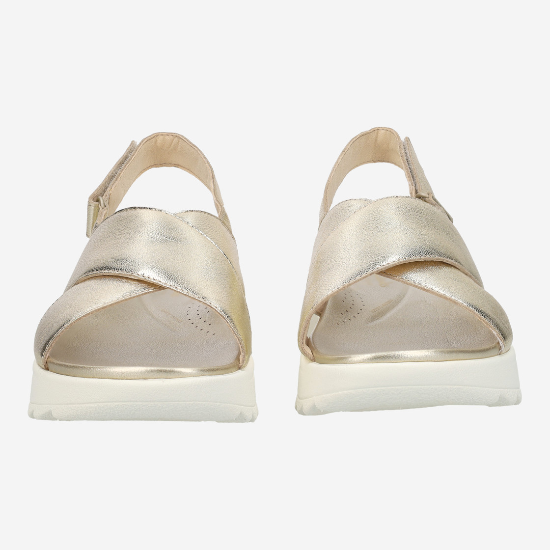Clarks DashLite Wish - Gold - Front view