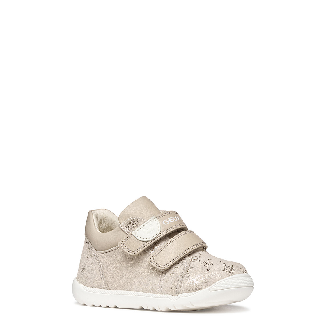 Geox MACCHIA - Beige, metallic - Front view