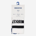 birkenstock COTTON TENNIS SOCKS - White / Black - Back view