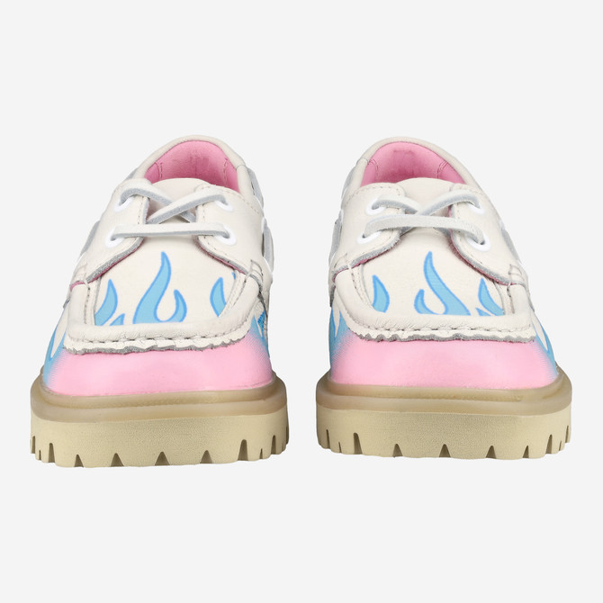 Clarks Cleyhill Fire x Bisous - Weiß,kombiniert - Frontansicht