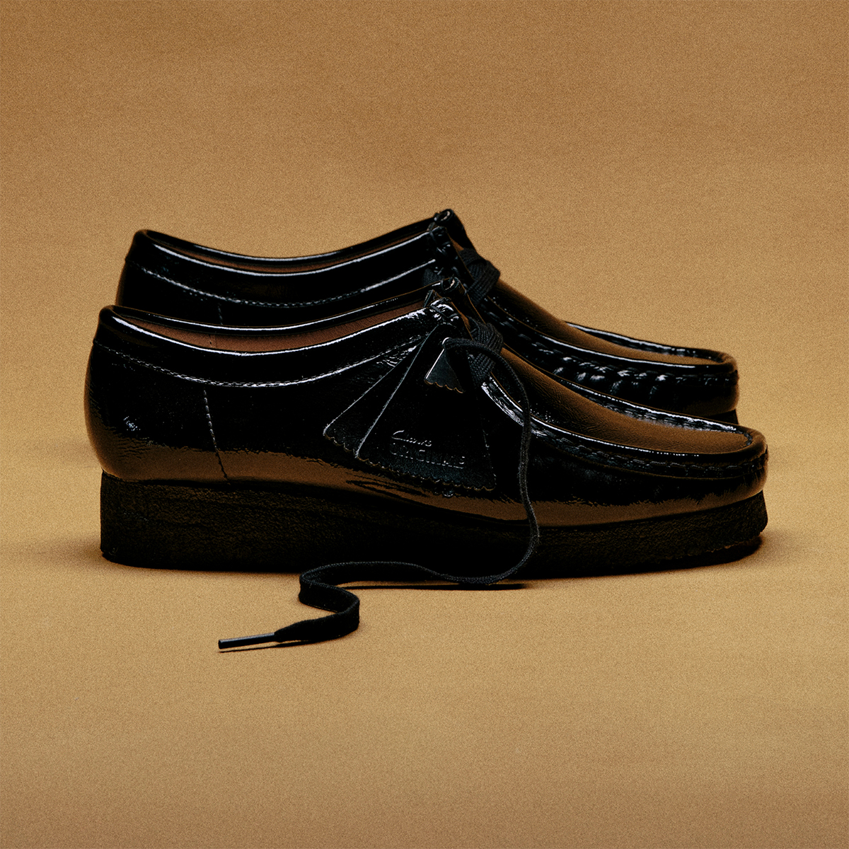 Clarks Shoes Clarks Wallabees Black Womens Clarks Wallabee EVO