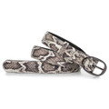 Floris van Bommel De Belter - Black / White (Reptile) - Side view