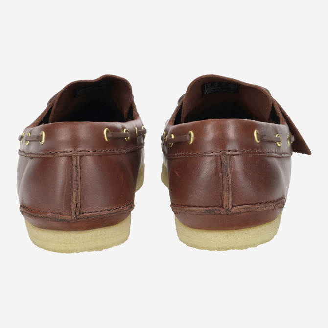 Clarks Godney Boat - Brown - Side view