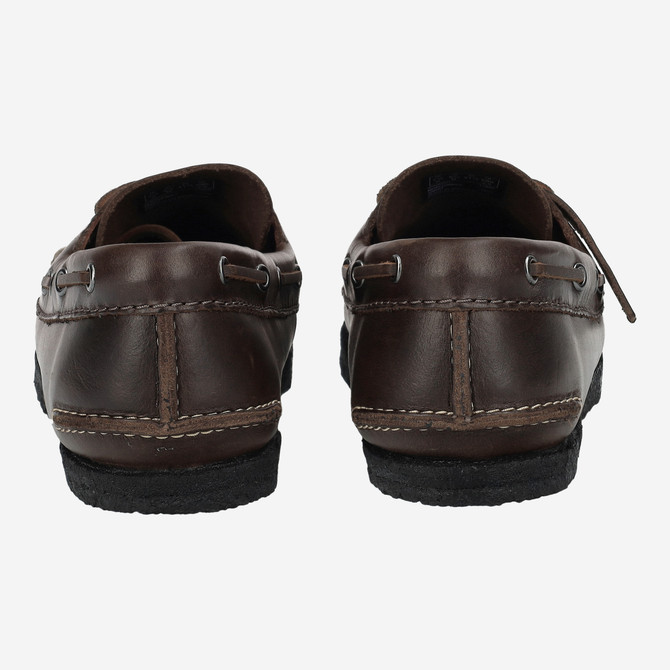 Clarks Godney Boat - Brown, dark - side view