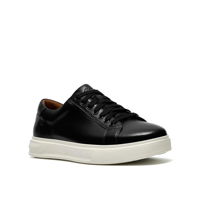 Clarks Goswell Tie - Black - Side view