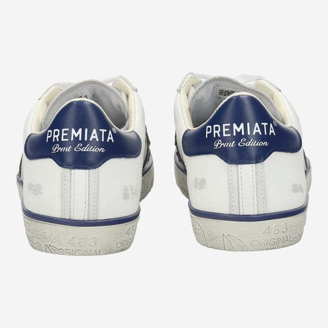 Premiata STEVEN - White - Side view